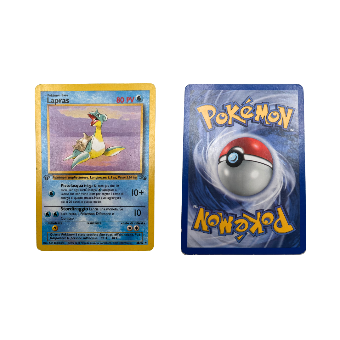 Lapras Fossil 1a edizione non holo GOOD